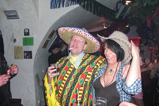 Harald im Kostüm - Faschingsparty