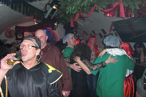 Tolle Stimmung im Schlupfloch